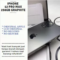iphone 12 pro max 256gb graphite second fullset mulus terawat