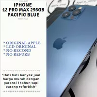 iphone 12 pro max 256gb pacific blue second fullset mulus terawat