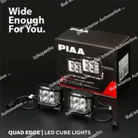 Lampu Tembak/Sorot Mobil PIAA New Quad Edge LED 4" Cube Light Series