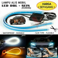 Lampu Alis Headlamp Mitsubishi OUTLANDER SPORT LED DRL Sen Running 2pc