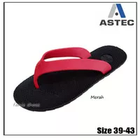 Astec 39-43 Sandal Pria Jepit PVC / Sandal Jepit Santai Tahan Air