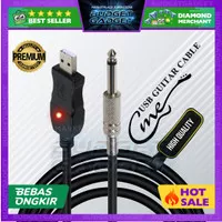 USB Guitar Link Audio Cable for PC / Mac 3M - AY14