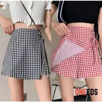 Rok Mini Mini Skirt Rok Hitam Rok Mini Korea Rok Kotak Rok Wanita