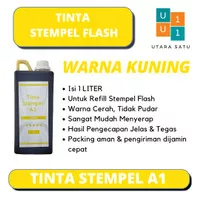 Tinta Stempel Flash Warna Kuning 1 Liter