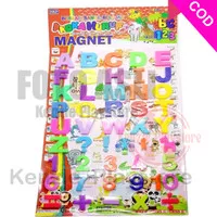 Mainan Huruf Magnet Mainan Angka Magnetic Letter Mainan Edukasi