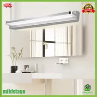 Lampu Cermin LED Lampu Wastafel Wall Light Frame Hitam Cool White