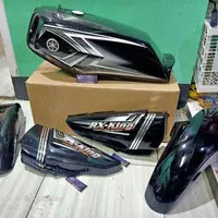 body fullset Yamaha RX king tahun 2004 warna hitam