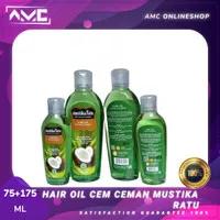 Hair Oil Cem ceman Mustika Ratu 75ml dan 175ml - minyak kelapa rambut