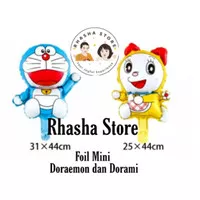 Balon Foil Karakter Doraemon Ukuran Mini