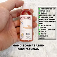 SABUN CUCI TANGAN / HAND SOAP 60 ML / HAND WASH 60 ML