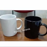 Mug keramik Polos (per warna- per lusin)