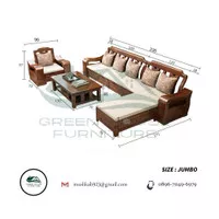 Set kursi sofa ruang tamu sofa gaya china sofa bed sofa kayu mewah