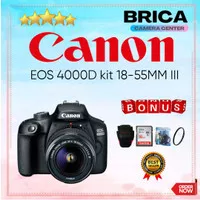 DSLR Canon EOS 4000D kit 18-55mm III - Camera DSLR Canon 4000D Paket 1