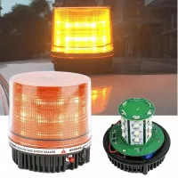 LAMPU LED STROBO MOBIL PATROLI POLISI SIRENE BULAT 12V-24V FLASH BLITZ