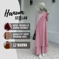 Baju Setelan Wanita One Set Rok Tunik Muslim Jumbo Premium Korea Ootd