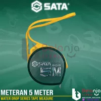 Sata Water Drop Series Tape Measure 5 Meter X 19 MM Meteran Alat Ukur