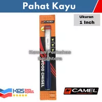 CAMEL Pahat Kayu Gagang Fiber 1" In Inch | Tatah Kayu | Wood Chisel