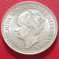 Uang Koin Perak Kuno 1/2 Gulden Wilhelmina SC03 Silver Coin