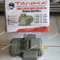 MESIN DINAMO LISTRIK TANIKA 3/4 HP PUTARAN LAMBAT 1400 RPM 1 PHASE