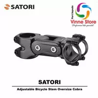 stem satori adjustable bicycle stem oversize cobra stem sepeda