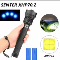 Senter led flashlight usb rechargeable XHP70.2 senter led Terang