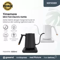 Timemore mini fish electric kettle 600ml - 1000w | Teko kopi elektrik