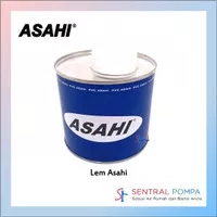 Lem Pipa PVC Asahi 400 gram kaleng / Lem Paralon 400gr merk Asahi