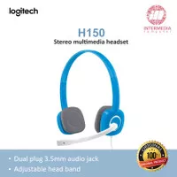 Headset Headphone Logitech H150 Stereo With Mic H150 Dual Plug