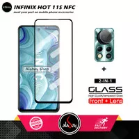 PAKET Tempered Glass Infinix Hot 11S NFC + Tempered Glass Camera