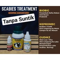 Scabies Treatment Obat Gudik Obat Scabies Komplit tanpa Suntik Hewan