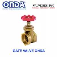 Onda Stop Kran / Gate valve FH 2 1/2 Kuningan 2 1/2 inch Keran Putar