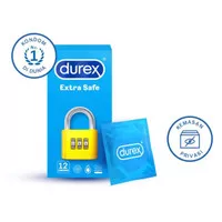 Durex EXTRA SAFE 1 Pak isi 12 pcs Kondom