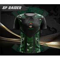 KAOS JERSEY TNI AD RAIDER MOTIF LORENG RAIDER TENGKORAK TERBAIK