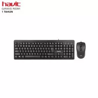 Keyboard Havit KB661CM Combo Keyboard dan Mouse Office USB