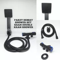 paket Hemat Shower Mandi Lengkap/Shower Mandi/kran double/kran Air