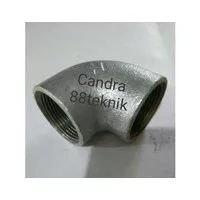 ELBOW GALVANIS 3 inch 90 Derajat - Knee Besi Galvanis