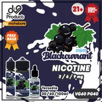 Liquid Vape Dv9 Blackcurrant Mint Freebase Nicotine Mod Pod