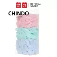 MINISO SPONS MANDI SPONGE BATH SET ISI 3 MINISO ORIGINAL