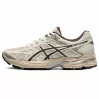 SEPATU RUNNING PRIA ASICS GEL FLUX 4 CREAM BROWN ORIGINAL