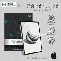MILS Paperlike Screen Protector Mini 6 iPad 9 Pro 11 12.9 M1 Air 4 5