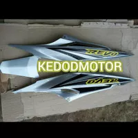 Cover Body Samping-Belakang Honda Revo Lama Ramping Silver + Striping