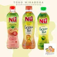 NU GREEN TEA BOTOL 450 ML - HONEY - YOGHURT - GREEN TEA