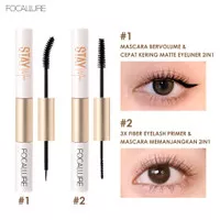 Focallure Mascara Eyeliner 2 in 1 - Focalure Maskara dan Eyeliner BPOM