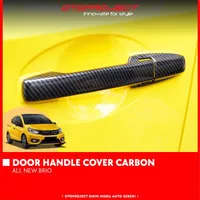 Cover Door Handle Gagang Pegangan Pintu carbon Brio