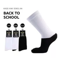 Kaos Kaki Sekolah / Kaus Kaki Hitam Putih SD SMP SMA