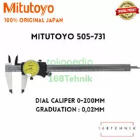 MITUTOYO 505-731 SIGMAT JARUM / DIAL CALIPER 8inch 200mm JANGKA SORONG