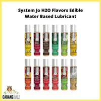 System Jo H2O Flavors Edible Water Based Lubricant