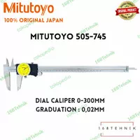 MITUTOYO 505-745 SIGMAT JARUM / DIAL CALIPER 12inc 300mm JANGKA SORONG