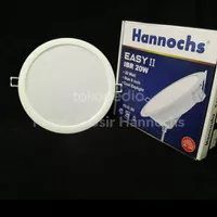 Lampu Downlight LED Hannochs Easy II IBR Bulat 20 Watt 20W SNI Bagus