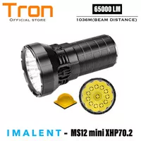 Imalent MS12 mini 65000 Lumens 12*Cree XHP70.2 1036 meter flashlight